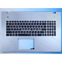 Клавиатура для ноутбука Asus N76 N76VB N76VJ N76VM N76VZ с подсветкой с topcase клавиатура ноутбука 9Z.N8BBU.G0R