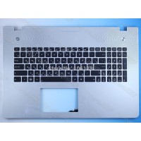 Клавиатура для ноутбука Asus N76 N76VB N76VJ N76VM N76VZ с подсветкой с topcase клавиатура ноутбука 9Z.N8BBU.G0R